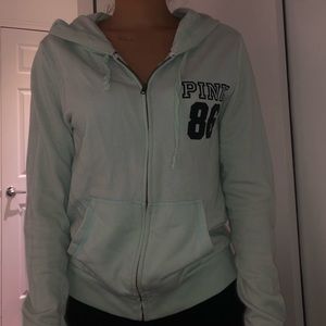 VS PINK mint blue/green sweater